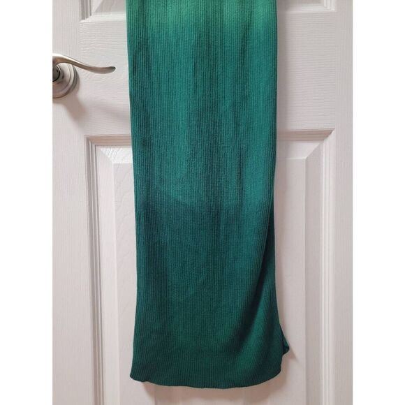 Mango Ombre Knit Slit Dress S - Picture 4 of 7